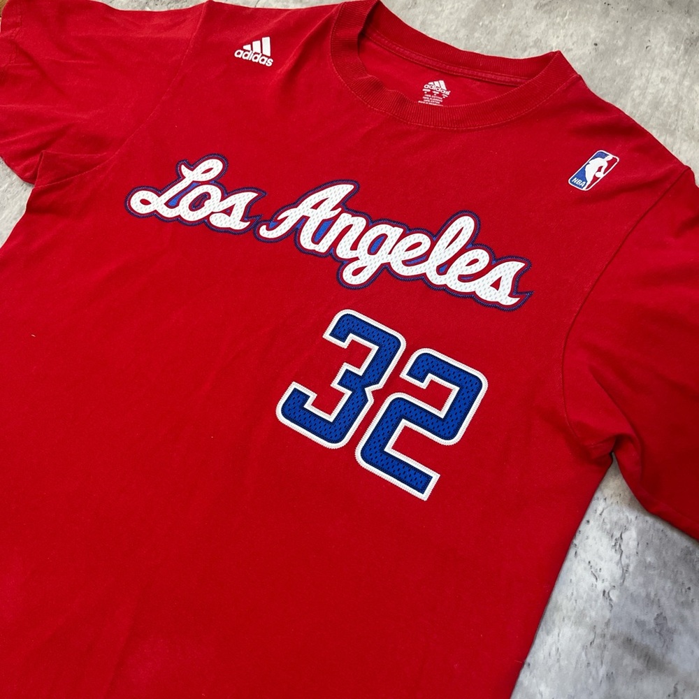 Adidas Red Los Angeles Graphic Tee